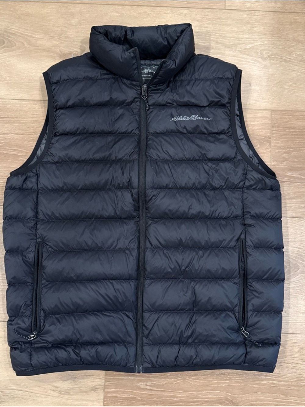Eddie Bauer EB650 Men's M Down Filled Quilted Puffer Vest Packable Lightweight